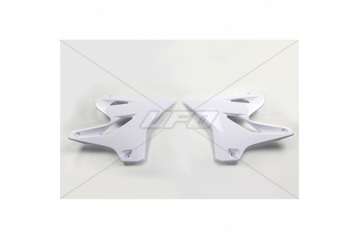 Ouïes de radiateur UFO blanc Yamaha YZ125/250