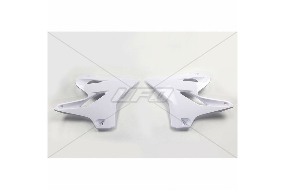 Ouïes de radiateur UFO blanc Yamaha YZ125/250