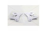 Ouïes de radiateur UFO blanc Yamaha YZ125/250