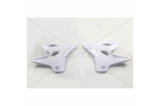 Ouïes de radiateur UFO blanc Yamaha YZ125/250