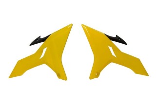 Ouïes de radiateur RACETECH jaune/noir - Yamaha YZ