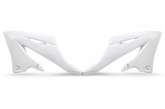 Ouïes de radiateur UFO - blanc Yamaha YZ125/250