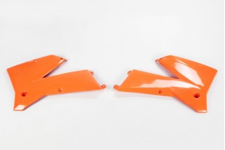 Ouïes de radiateur UFO orange KTM