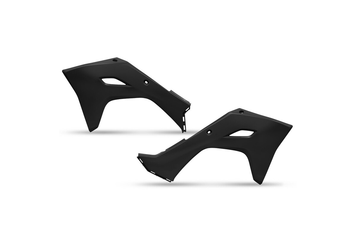 Ouïes de radiateur UFO - noir