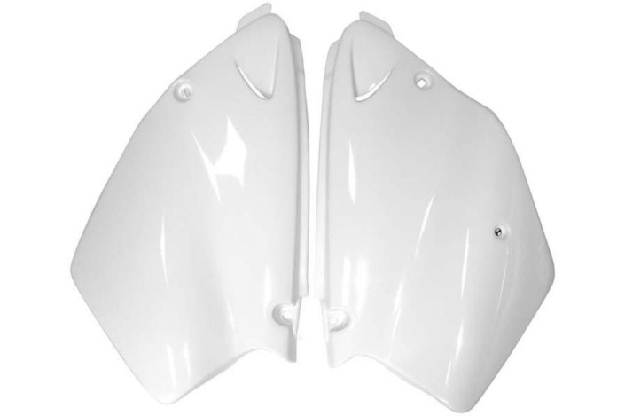 Plaques latérales RACETECH blanc