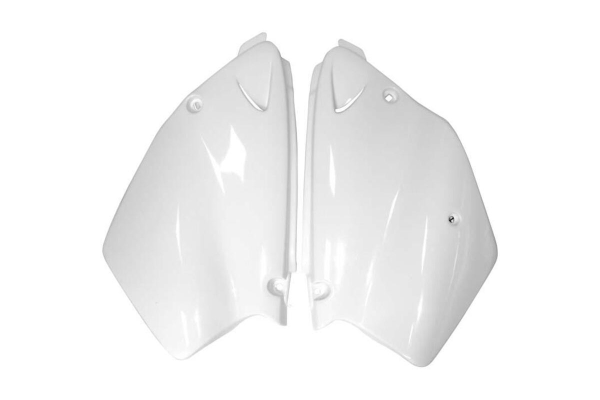 Plaques latérales RACETECH blanc