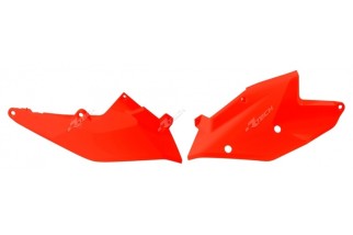 Plaques latérales RACETECH orange fluo