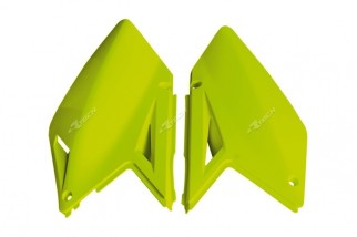 Plaques latérales RACETECH jaune fluo