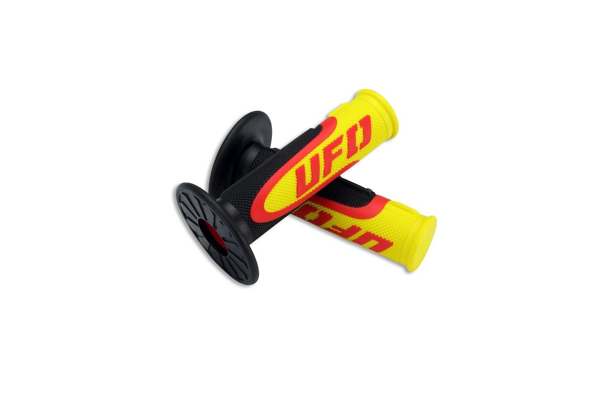 Revêtements UFO Axiom noir/jaune/rouge