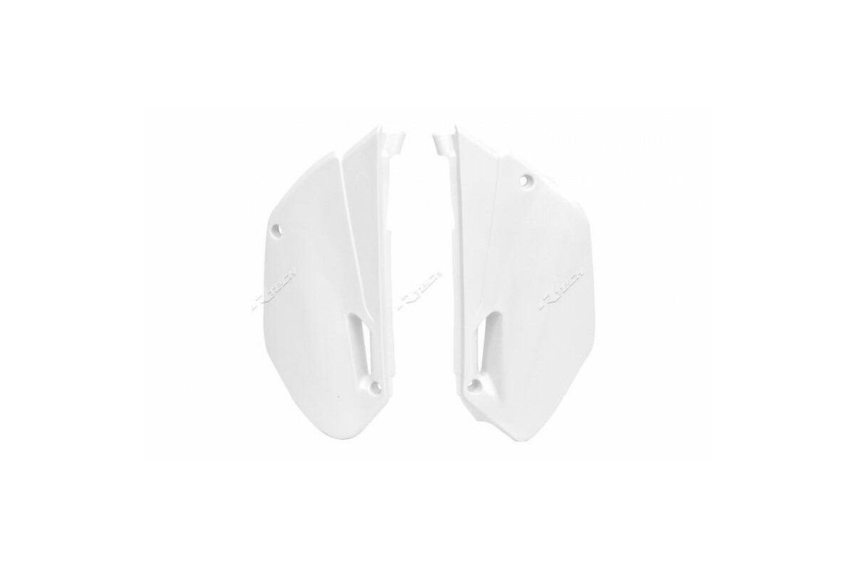 Plaques latérales RACETECH blanc