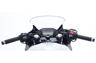 Poignées chauffantes R&G RACING interrupteur guidon 22mm Clip-on