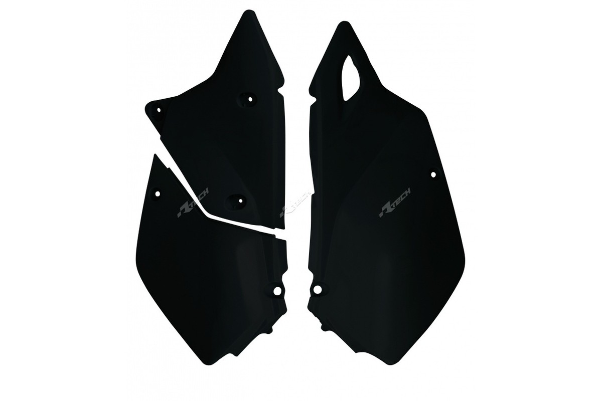 Plaques latérales RACETECH noir