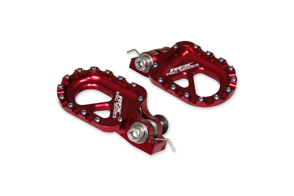 Repose-pieds en aluminium CNC trial RFX Pro (Noir) universel - Gas Gas/Beta/Sherco/Montesa