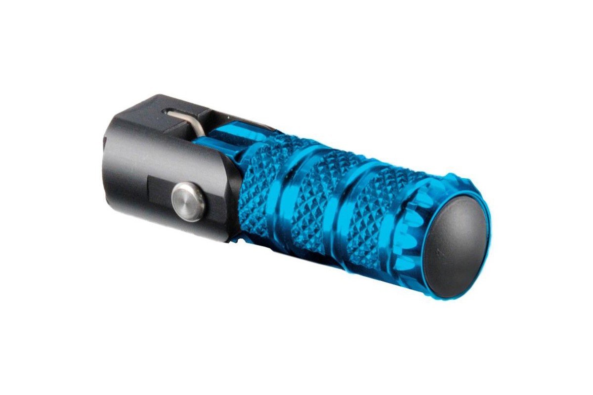 Repose-pieds repliable LIGHTECH M8x25 bleu