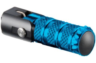 Repose-pieds repliable LIGHTECH M8x25 bleu