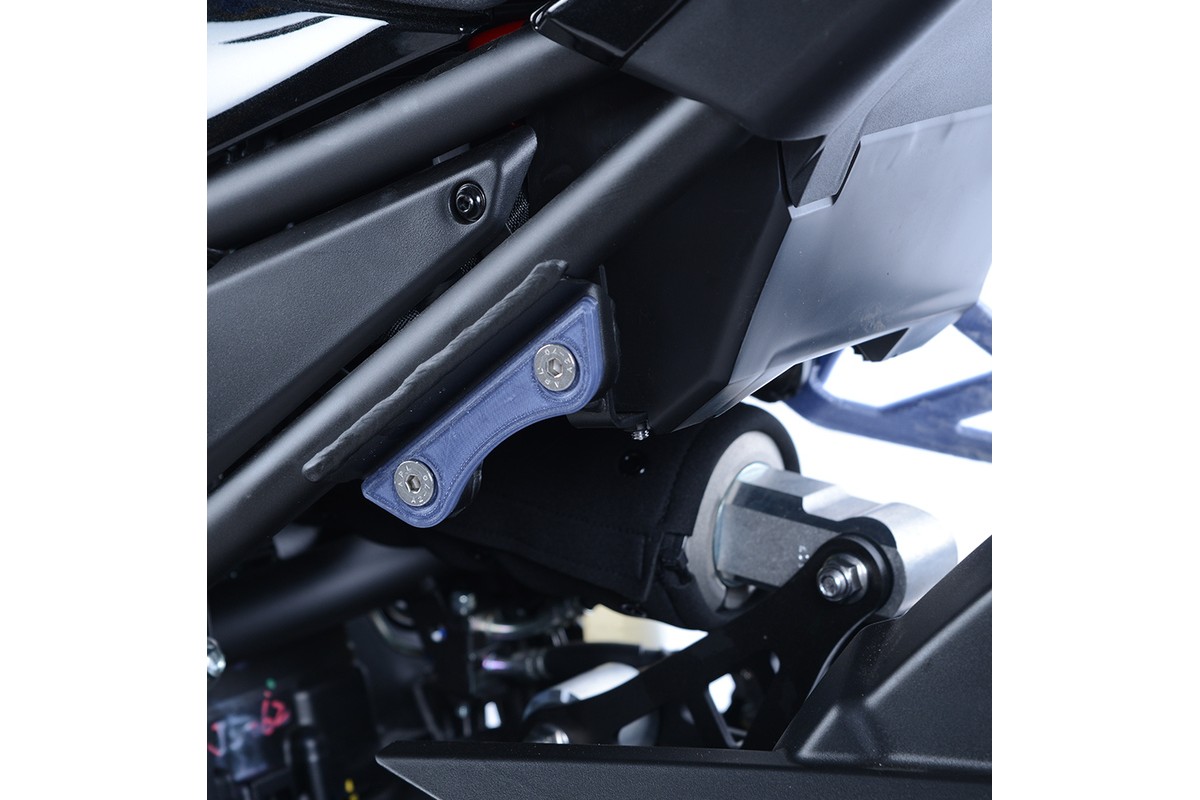 Cache orifice reposes-pieds R&G RACING noir Kawasaki Z900