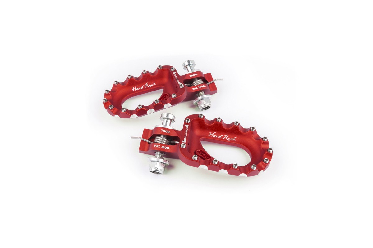 Repose-pieds S3 Hard Rock aluminium rouge