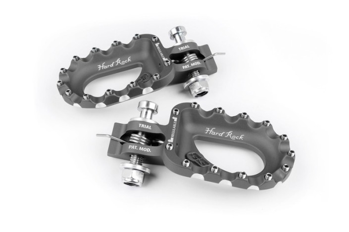 Repose-pieds S3 Hard Rock aluminium titane