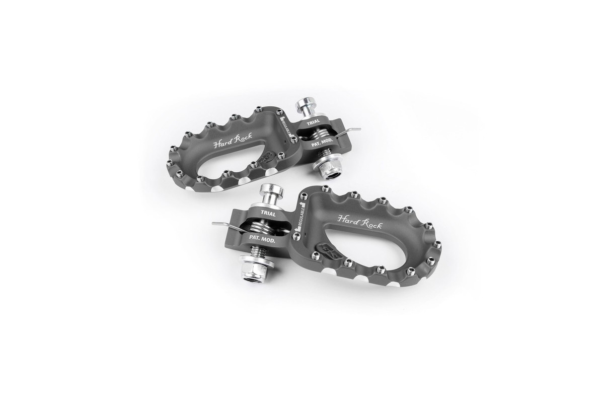 Repose-pieds S3 Hard Rock aluminium titane