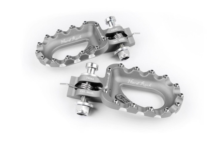 Repose-pieds S3 Hard Rock aluminium argent