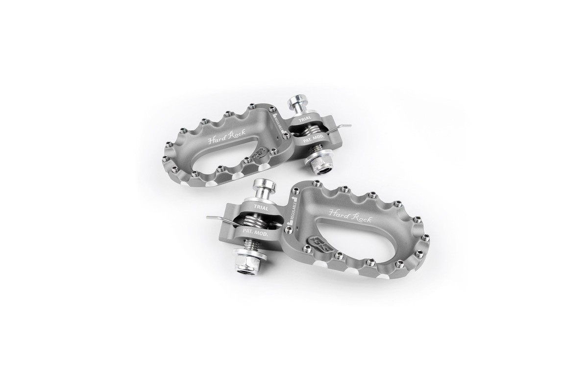 Repose-pieds S3 Hard Rock aluminium argent