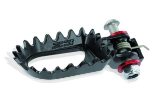 Repose-pieds S3 Hard Rock position centrale acier noir