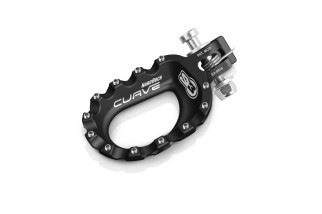 Repose-pieds S3 Curve aluminium noir