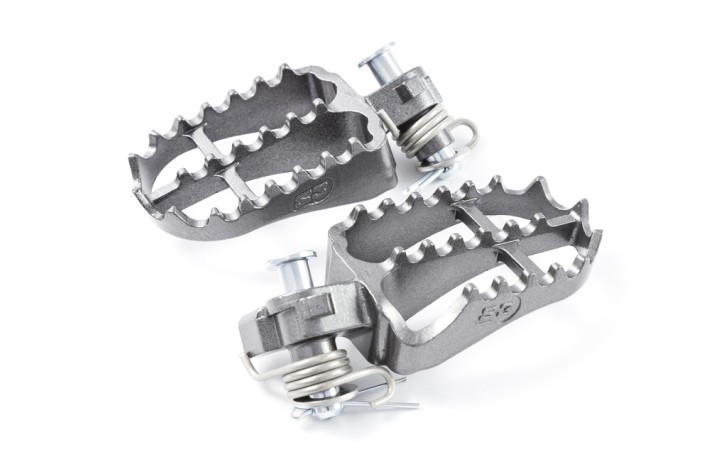 Repose-pieds S3 Hard Rock Enduro acier titane