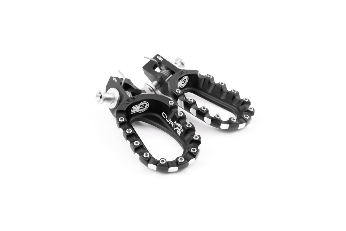 Repose-pieds S3 Curve Low noir KTM/Husqvarna