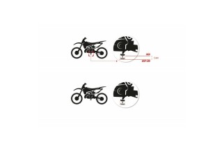 Repose-pieds S3 Curve Low noir KTM/Husqvarna