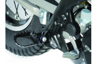 Repose-pieds S3 Hard Rock position centrale acier argent