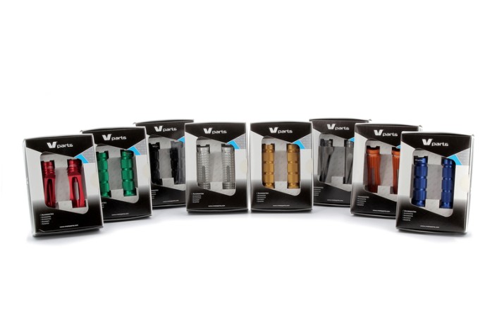 Reposes-pied V PARTS Racing Evo 2 titane