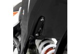 Cache orifice reposes-pieds arrière R&G RACING noir - KTM390 Adventure