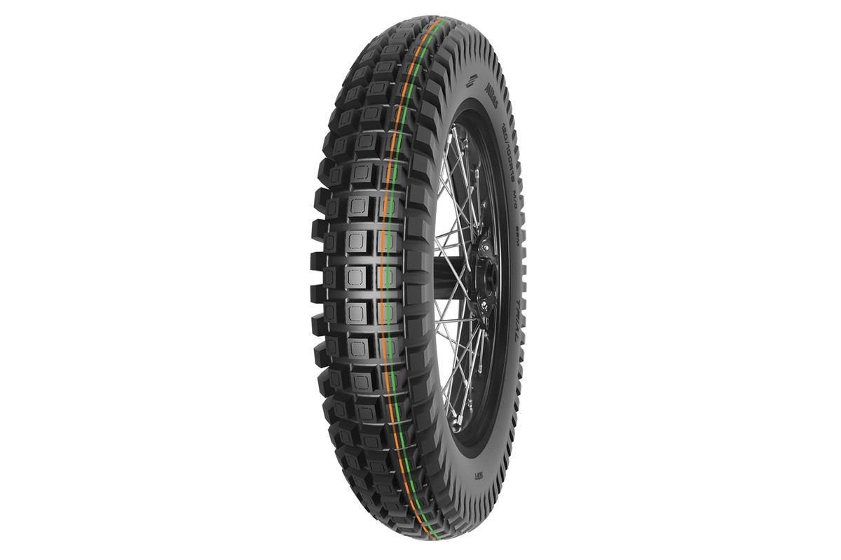 Pneu MITAS TRIAL X-PRO 120/100R18 68M TL/TT SUPER SOFT ORANGE GREEN