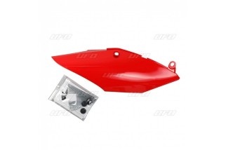 Plaques latérales mono-silencieux UFO rouge