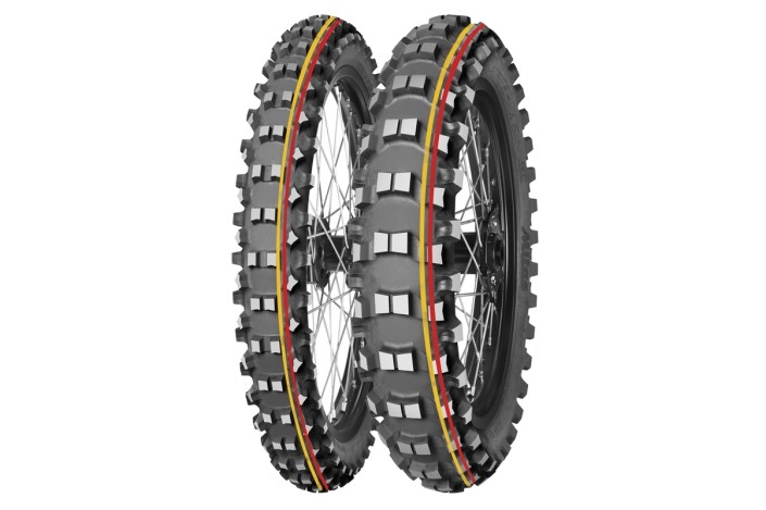 Pneu MITAS TERRA FORCE-MX SM 110/90-19 NHS 62M TT SOFT TO MEDIUM RED YELLOW