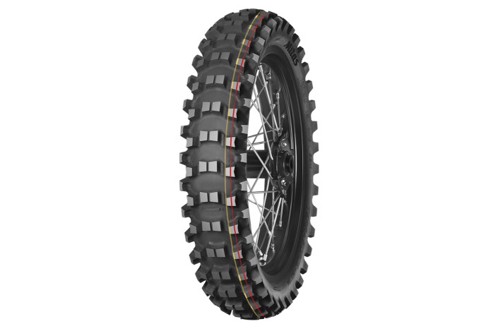 Pneu MITAS TERRA FORCE-MX SM 70/100-10 (2.50-10) 41M TT SOFT MEDIUM TERRAIN RED YELLOW NHS