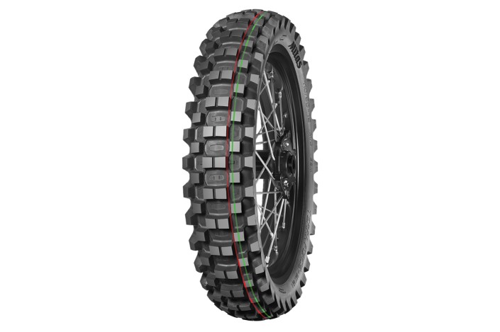 Pneu MITAS TERRA FORCE-MX MH 100/90-19 57M TT MEDIUM HARD TERRAIN RED GREEN NHS