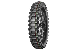 Pneu MITAS TERRA FORCE-MX MH 70/100-10 (2.50-10) 41M TT MEDIUM HARD TERRAIN RED GREEN NHS