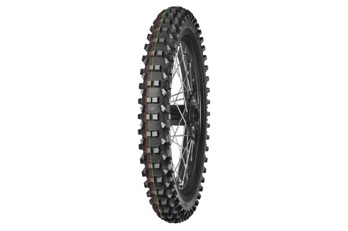 Pneu MITAS TERRA FORCE-MX MH 60/100-14 29M TT MEDIUM HARD TERRAIN RED GREEN NHS
