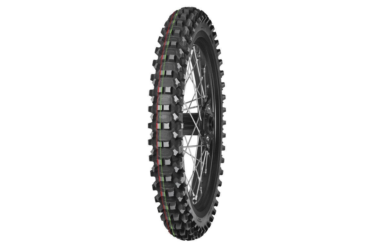 Pneu MITAS TERRA FORCE-MX MH 60/100-14 29M TT MEDIUM HARD TERRAIN RED GREEN NHS