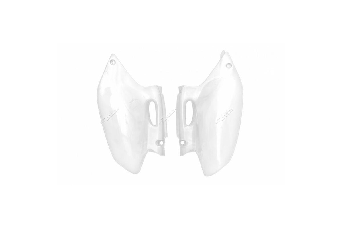 Plaques latérales RACETECH blanc