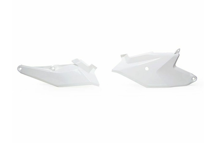 Plaques latérales RACETECH blanc