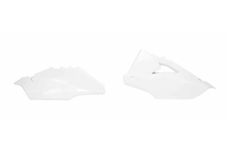 Plaques latérales RACETECH blanc