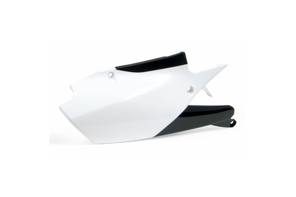 Plaques latérales RACETECH blanc/noir