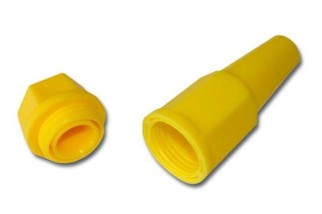 Porte bougie BIHR jaune