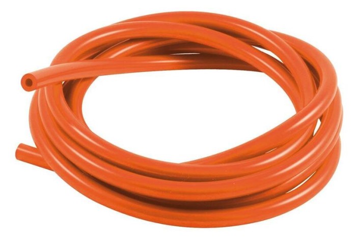 Durite de mise à l'air SAMCO pour carburateur silicone orange 3m - Øint. 5mm/Øext. 10mm