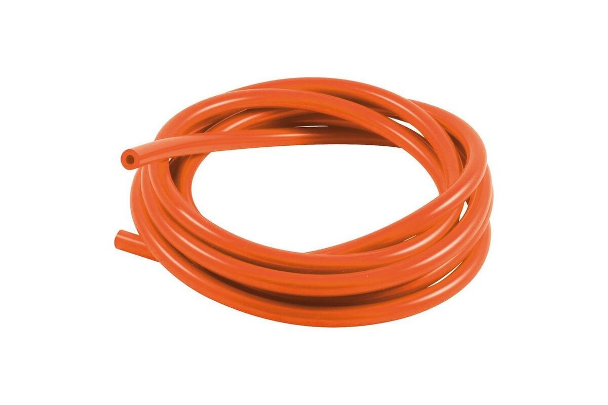 Durite de mise à l'air SAMCO pour carburateur silicone orange 3m - Øint. 5mm/Øext. 10mm