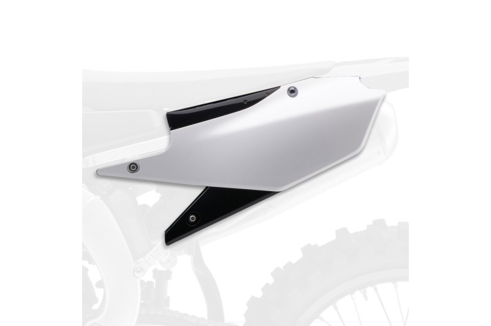 Plaques latérales POLISPORT - couleur origine (2018) blanc/noir