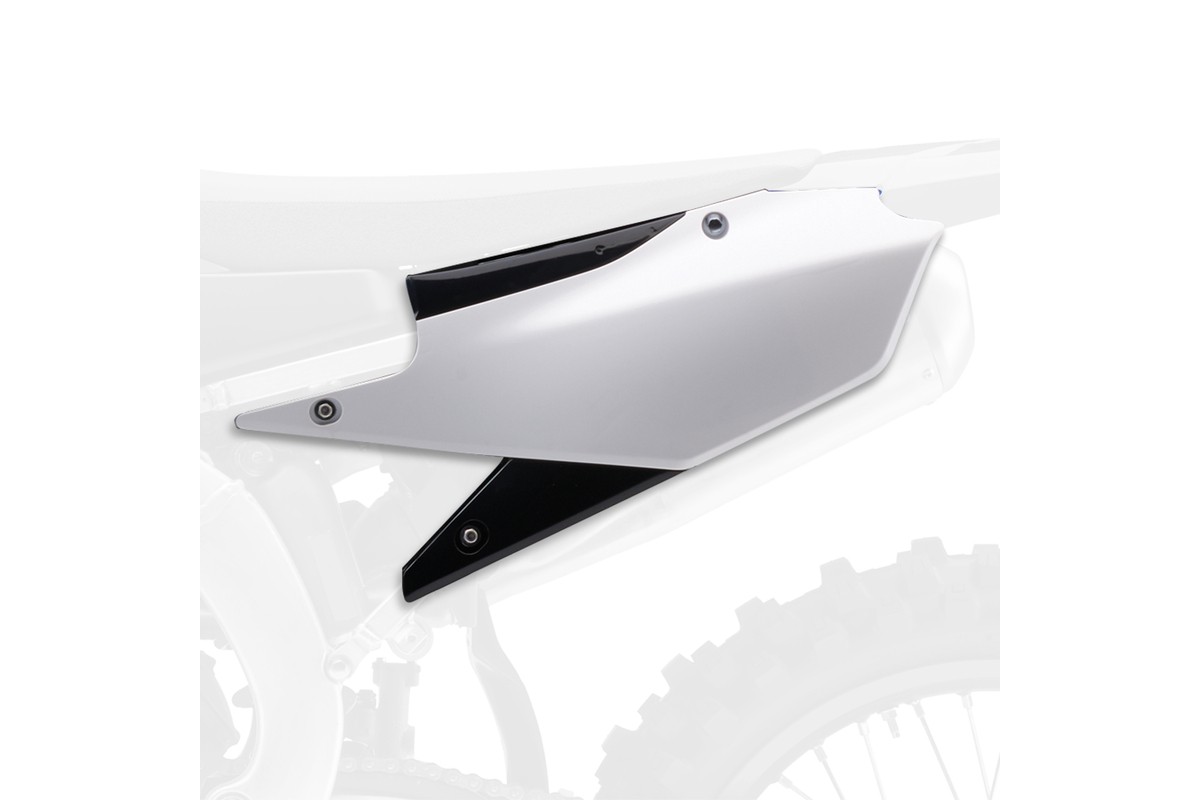 Plaques latérales POLISPORT - couleur origine (2018) blanc/noir